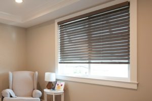 The Phoenixwood and Fauxwood SmartPrivacy® Venetian blinds